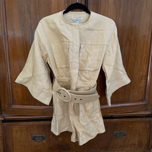 Shona Joy Tan Jumpsuit Size 2 / NWT